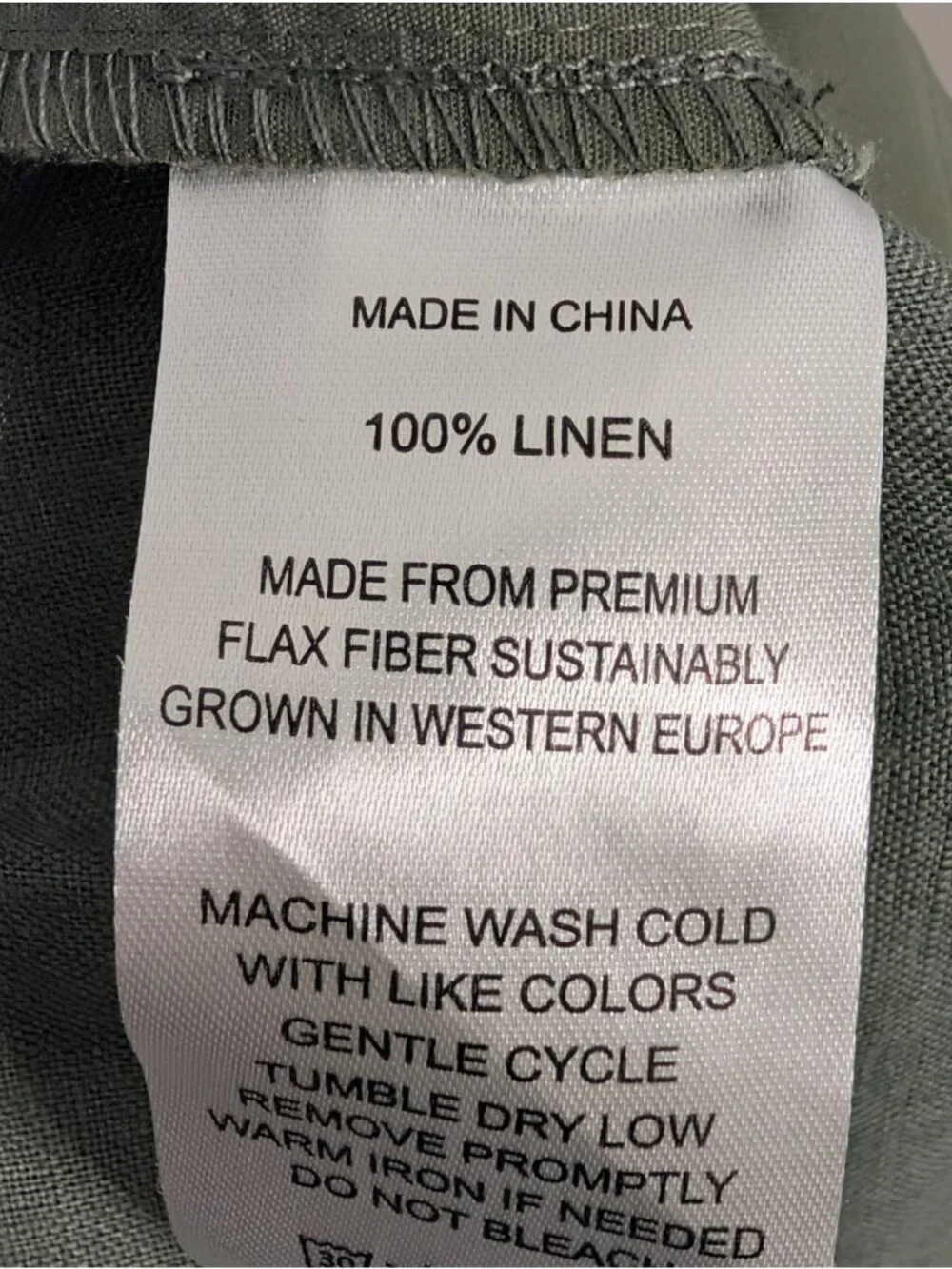 Quince 100% European Linen Pants Womens Large Green Sustainable Eco Capsule